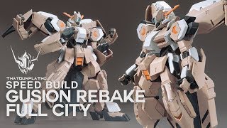 HG 1144 Gundam Gusion Rebake Full City  Speed Build  Iron Blooded Orphans  Gunpla [upl. by Ilaw]