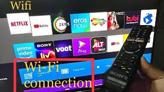 Sony bravia Tv WiFi connection 2023 [upl. by Ynohtnaed54]