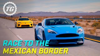 Race to the Mexican border  Top Gear Series 19  BBC [upl. by Ahsiled]