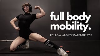 FULL BODY WARMUP  Guided Mobility Routine [upl. by Anattar]