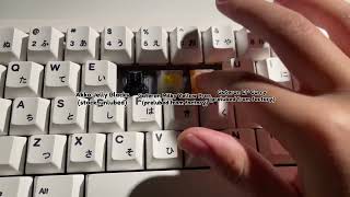 KTT Sea Salt Lemon vs Gateron G Pro Yellow 20 Soundtest G Key [upl. by Miguela]