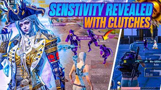 Demanded SENSTIVITY is here with CLUTCHES OF PUBG MOBILE [upl. by Nadabus]