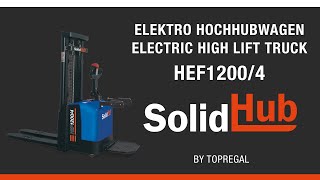 Produktvideo HEF12004 Elektrohochhubwagen [upl. by Ehcar]