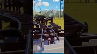 Planet Coaster 2 SWITCH TRACKS in Action 👀 planetcoaster2 themepark rollercoaster [upl. by Trescott]