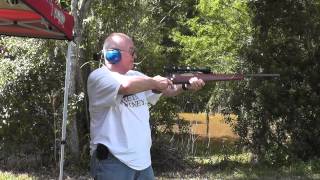 Fun at the Range  375 HampH Recoil  2 shots [upl. by Yalahs]