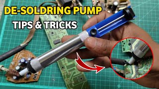 desoldering pump kaise use kare [upl. by Tavish]