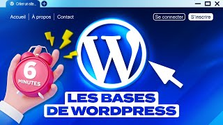 Wordpress expliqué en 6 minutes  débutant [upl. by Dotty508]