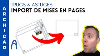 Archicad Import de mise en page entre fichier [upl. by Lydie54]