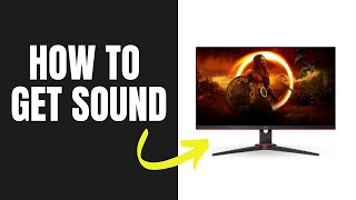 How To Get Sound From AOC Monitor [upl. by Aleron]