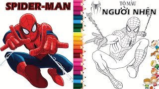 Tô màu Người Nhện 2  Spiderman Coloring Pages 2  How to Color Spiderman Coloring [upl. by Drofnats]