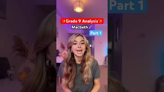 Macbeth Grade 9 Analysis🗡️ Part 1 [upl. by Dinah]