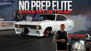 No Prep Elite Race 1 Tulsa Raceway Park We Struggled Can We Regroup In Time [upl. by Rramel]