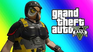 GTA5 Online Funny Moments Doomsday Heists  Saving the World amp Flying Delorean Car [upl. by Nesyla760]