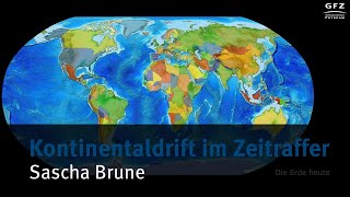 Kontinentaldrift im Zeitraffer [upl. by Akeem711]