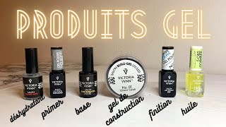 Lordre dapplication des 6 PRODUITS pour les ONGLES EN GEL primer base gel de construction [upl. by Jansson]