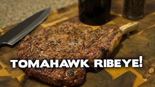 Tomahawk Ribeye on the Pit Barrel Cooker [upl. by Kacie949]