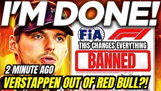 🚨F1 News Verstappen Is FURIOUS amp LOSES IT As FIA Announces NEW SHOCKING RULES After Mexico GP [upl. by Pownall]