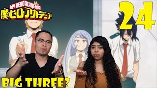 My Hero Academia Season 3 Episode 24 Reaction and Review THE BIG 3  THANK FOR 20000 SUBSCRIBERS [upl. by Harutek318]