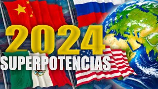 Las 15 Superpotencias del Mundo 2024 🏦 🌎 [upl. by Ahseyt]