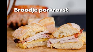 Broodje porkroast  FireampFood TV [upl. by Htaras574]