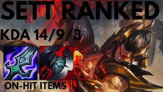 14 Kills RANKED SETT VS YONE TOP LANE [upl. by Anahcra]