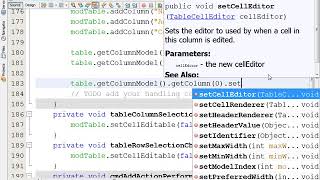 How to Resize Column of JTable in Java Netbeans [upl. by Yevi330]