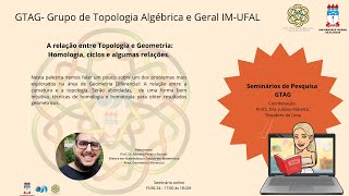 A relação entre Topologia e Geometria homologia ciclos e algumas relações [upl. by Kristy]