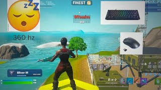 Chill amp Relaxing😴Fortnite Keyboard amp Mouse Sounds ASMR Gameplay 360 hz [upl. by Kylen]