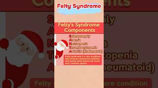 What is Feltys syndrome  symptoms of Felty syndrome  triad of Feltys syndrome syndrome doctor [upl. by Anaugahs]