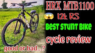 hrx mtb 1100 cycle review 😱 best stunt bike in 12k RS❤ hrx hrxmtb1100mtbfreestyle riview [upl. by Gujral]