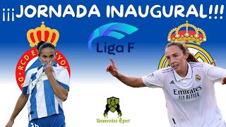 RCD ESPANYOL FEMENÍ VS REAL MADRID FEMENINO 🔴NARRACIÓN EN DIRECTO🔴 JORNADA INAUGURAL  LIGA F [upl. by Kelcey18]