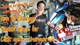 How to change brake lever for click game changer combi brake😱 [upl. by Brookes53]