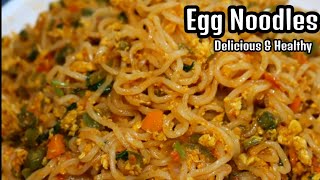 EGG NOODLES Recipe  How to make your instant noodles delicious and healthy  Egg MaggieIndomie [upl. by Nnaul]