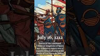 July 16 1212  Decisive Crusader Victory at Las Navas de Tolosa  Reconquista of Spain [upl. by Blockus]