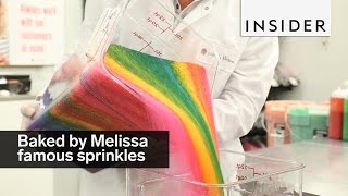 How NYCs Baked by Melissa makes their famous sprinkles [upl. by Annabela]