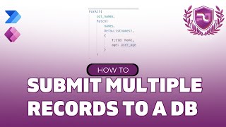 How To Submit Multiple Records With Power Apps [upl. by Trebliw72]