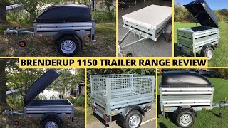 Brenderup 1150 Trailer  Full Trailer Range Overview [upl. by Assi]