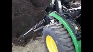 John Deere 2320 46quot wide Backhoe at the Hobby Fair [upl. by Enylorac118]