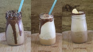 Recetas de frappés  ¡3 Deliciosas opciones para empezar el día ☕🤩 [upl. by Cheshire107]