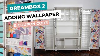 How to Add Peel and Stick Wallpaper to a DreamBox 2 [upl. by Atiuqiram]