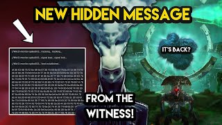 Destiny 2  SECRET MESSAGE FROM THE WITNESS Black Heart Returns [upl. by Carce486]