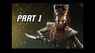 Assassins Creed Origins Curse of the Pharaohs Walkthrough Part 1  THEBES [upl. by Hgielah]