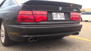 Bmw 850i v12 xpipe straight nice sound [upl. by Gilroy]