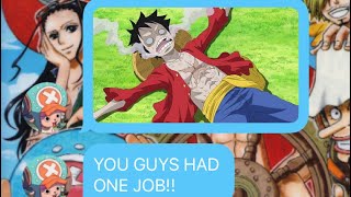 An Average Day On The Sunny😂☀️  One Piece Groupchat [upl. by Winfrid]