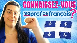 Connaissezvous maprofdefrançais  Enfin comprendre les Québécois [upl. by Zurek]