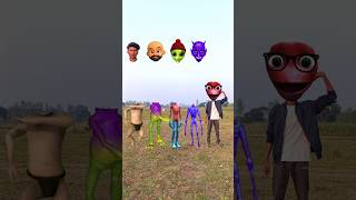 Funny jocker dancing frog dame tu cosita alien purple siren amp me amp my friend head matching game😁😁 [upl. by Kcirred]