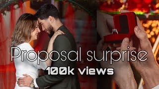 Rewan amp Meryam  Proposal surprise 💍 [upl. by Riobard14]