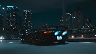 Lamborghini Aventador svj  Tokyo night  4k [upl. by Nnylannej149]