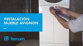 Como instalar un vanitory Línea Avignon  Ferrum SA [upl. by Goodkin387]