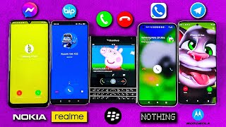 Facebook BiP Zangi Telegram  Incoming Call BlackBerry amp Nothing Phone amp Moto amp Nokia amp Realme [upl. by Anikas]